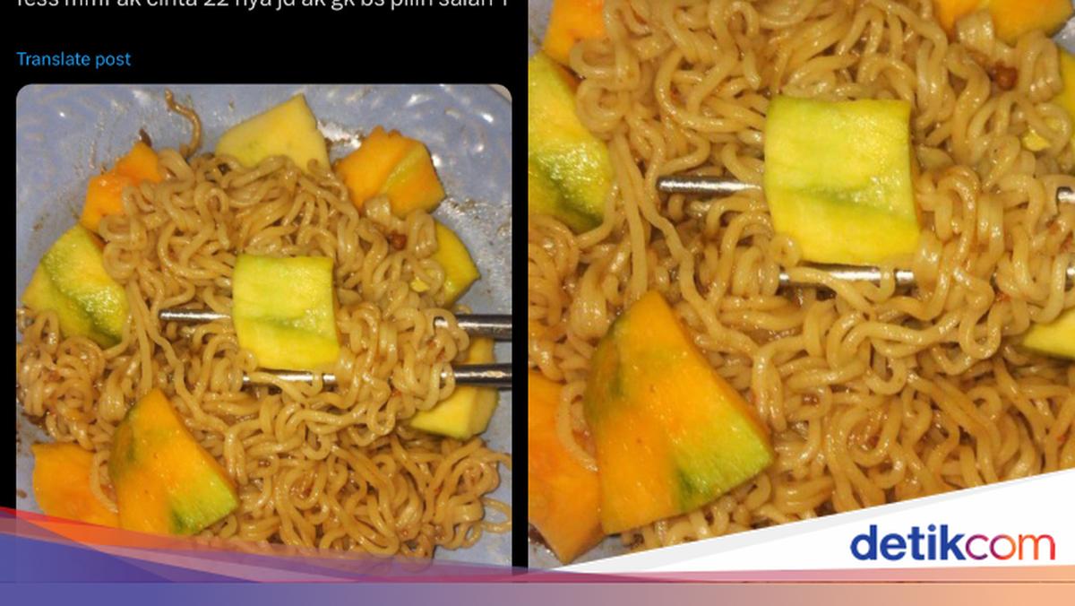 Muncul Lagi Sekte Baru Makan Mie, Kini Pakai Topping Mangga yang Nyeleneh