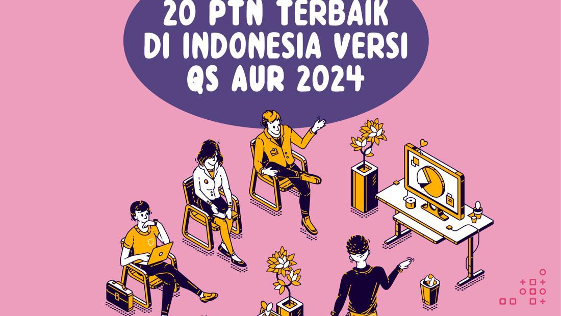 Infografis: 20 PTN Terbaik Di Indonesia Versi QS AUR 2024