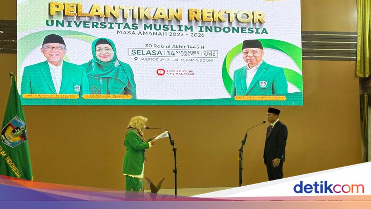 Sufirman Rahman Dilantik Jadi Rektor UMI Makassar, Fokus 6 Program ...