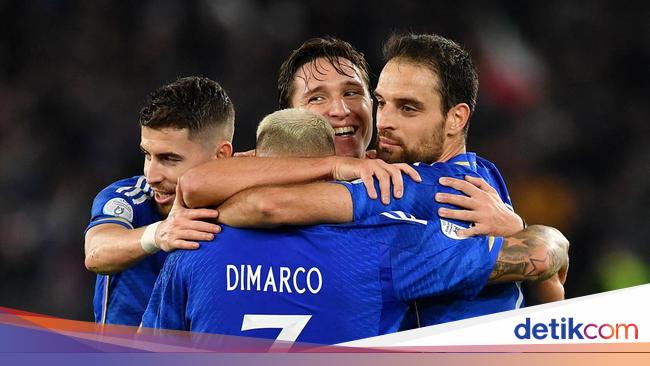 Gli Azzurri Menang Telak 5-2