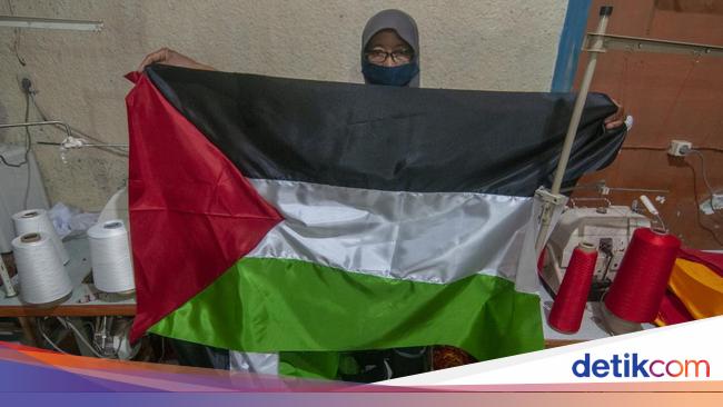 Bukan Bendera Parpol, Permintaan Bendera Palestina Justru Meningkat
