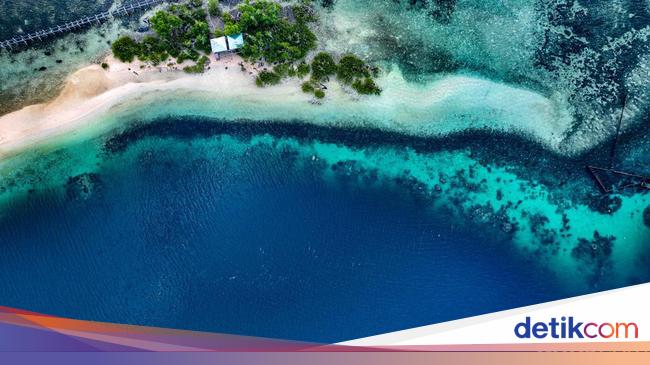 Pesona Pasir Timbul Di Pulau Paniki Minahasa Utara