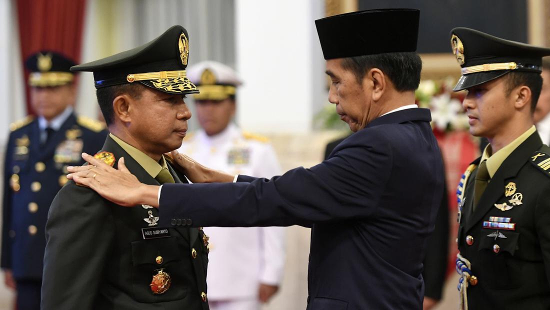 Sah! Jokowi Lantik Jenderal Agus Subiyanto Jadi Panglima TNI