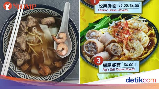 Disappointed Customer Shares Experience of Shrimp Noodles Not Matching Menu Picture in Jakarta Restaurant