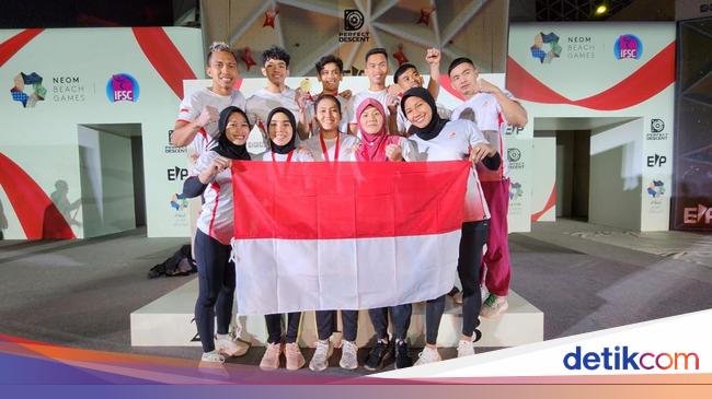 Panchaat Debing Indonesia Dominasi Podium IFSC Masters Neom 2023