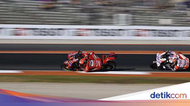 Towing, Jorge Martin Terus Buntuti Bagnaia di Practice MotoGP Valencia