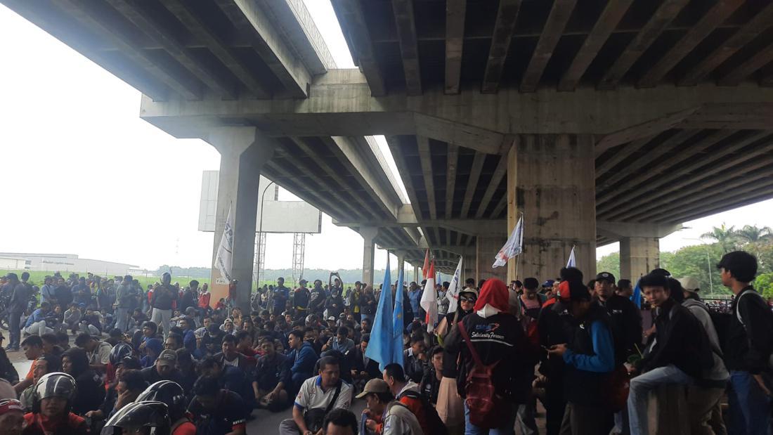 Awas Macet! Demo Buruh Di Bekasi Digelar Di 2 Titik Ini