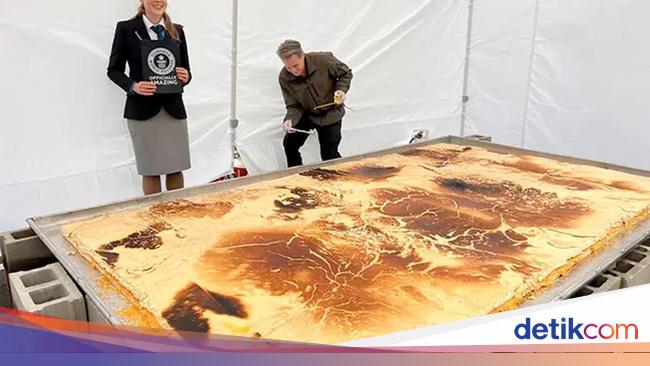 Wow! Roti Panggang Keju Seberat 190 Kg Pecahkan Rekor Dunia