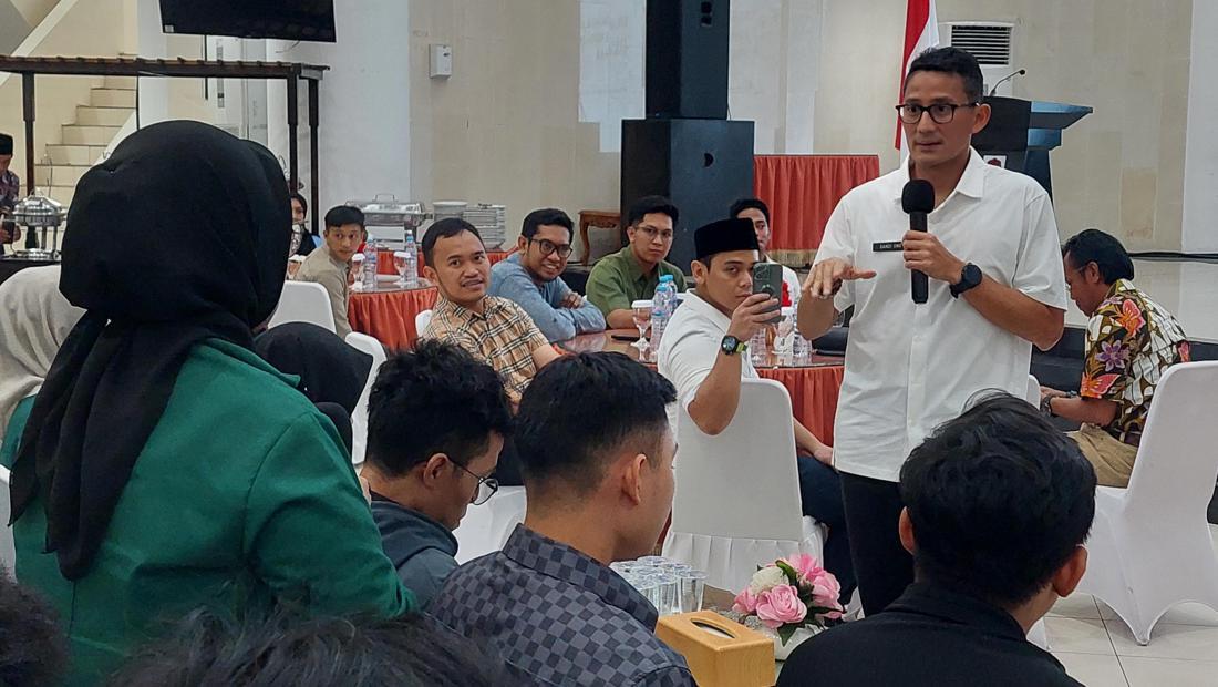 Sandiaga Ungkap Solusi Atasi Harga Komoditas Mahal Di Makassar