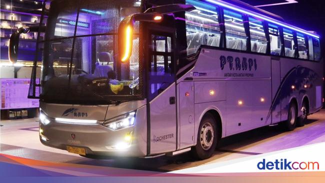 Pt Rapi Bus Skin Bus Baru PO RAPI Meluncur dari Garasi Laksana, Ada Pelindung Teralinya