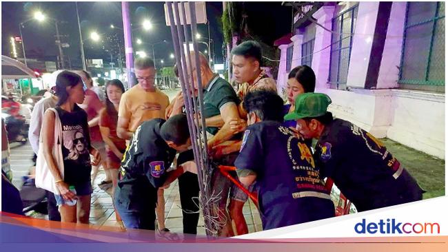 Tourist Accident in Pattaya, Thailand: 61-Year-Old Belgian Tourist Injured by Wire Cable