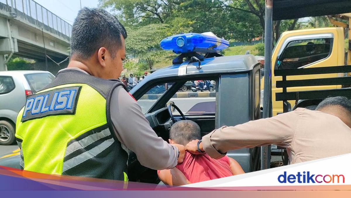 Polisi Tangkap Pelaku Curanmor Saat Razia di Akses Suramadu