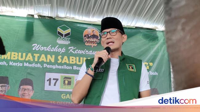 Entering the exchange of candidates for PPP president, Sandiaga discusses Jokowi's advice