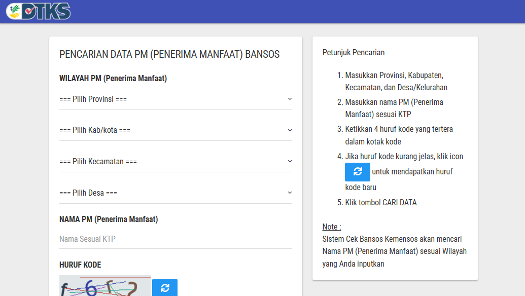 Panduan Cara Cek Daftar Penerima BLT El Nino 2023 Online