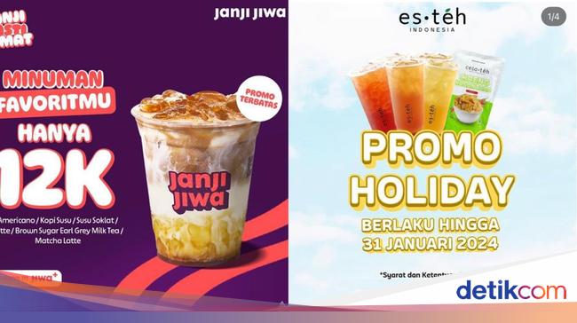 Serbu! 5 Promo Minuman Spesial Akhir Tahun, Ada Boba hingga Kopi Susu