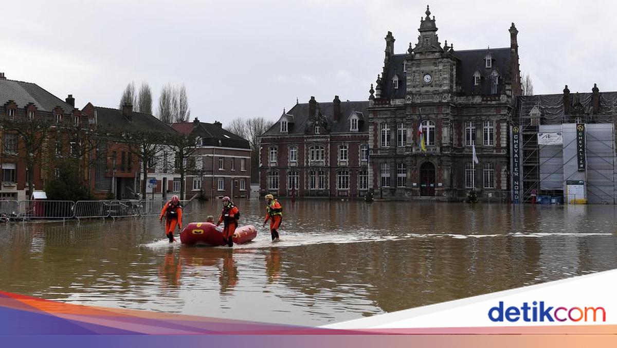 Prancis Barat Dilanda Hujan 35 Hari, Banjir Parah Tewaskan Warga