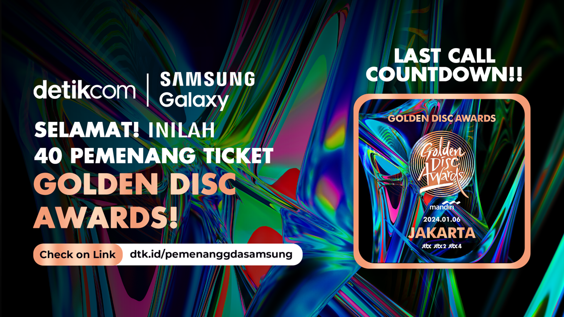 Selamat! Inilah 40 Pemenang Tiket Gratis GDA 2024 Detikcom Dan Samsung