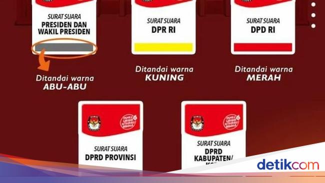 5 Jenis Surat Suara Pemilu 2024 Kenali Perbedaannya