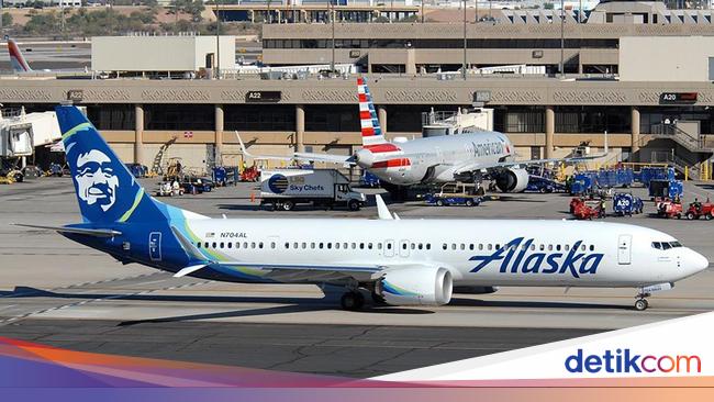 Max 9 Terminal Boeing 737 MAX 9 Dikandangkan Usai Insiden Jendela Pecah Saat Terbang