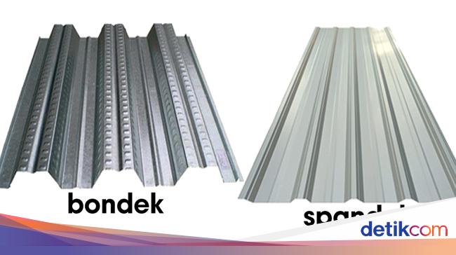 5 Perbedaan Spandek dan Bondek, dari Fungsi hingga Daya Tahan