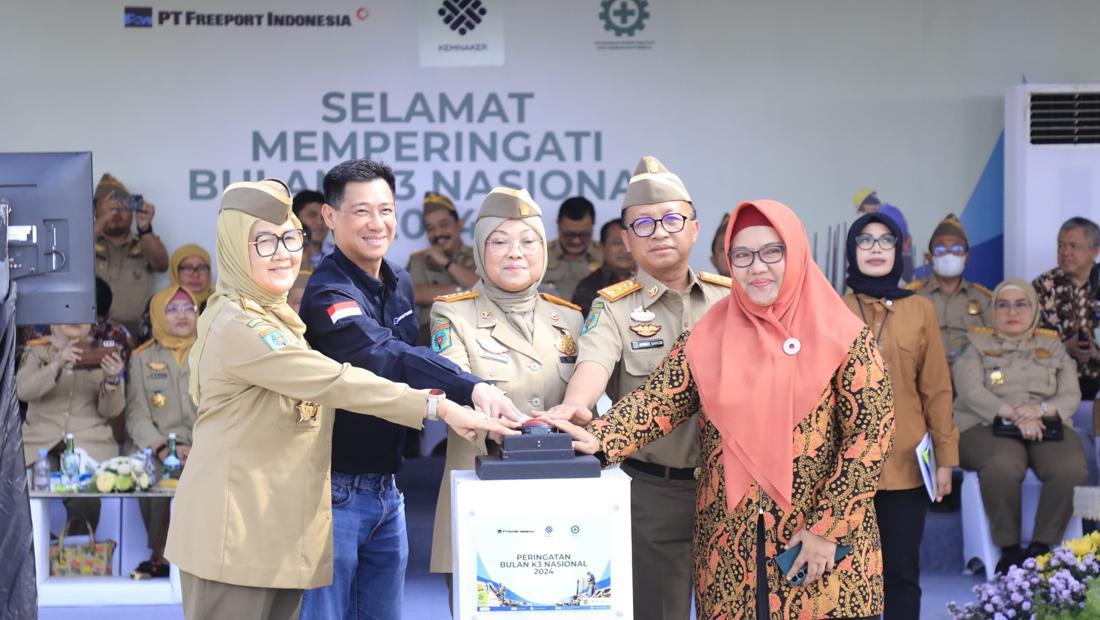 Peringati BK3N 2024 Di Smelter Freeport, Menaker Tekankan Pentingnya K3