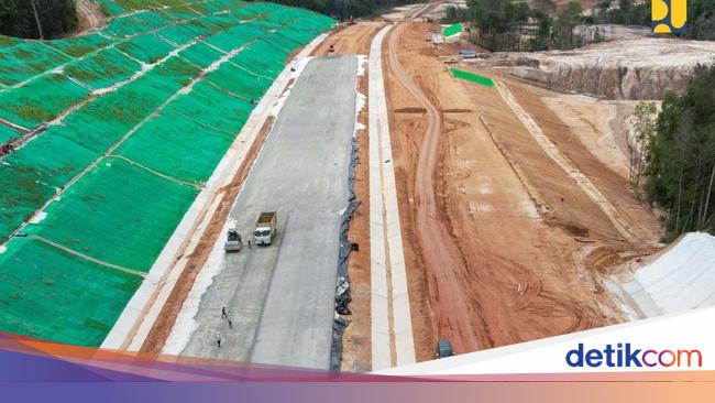 Jalan Tol Ditarget Rampung 2030, IKN-Bandara Sepinggan Cuma 50 Menit!
