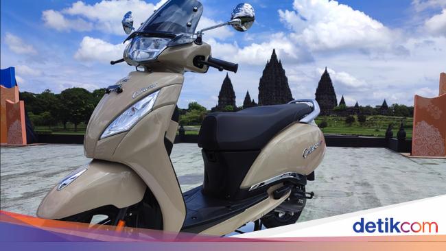 価格2,100万ルピアのレトロスタイルスクーターTVS Callisto 125が正式発売