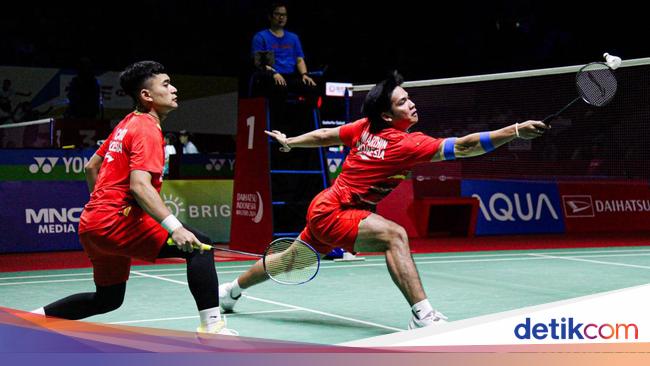 Leo Rolly Carnando/Daniel Marthin to Face Kim Astrup/Anders Skaarup Rasmussen in Indonesia Masters 2024 Final: Meeting Record and Expectations