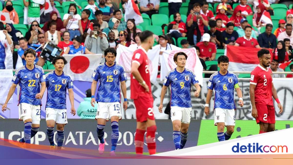 Jepang Vs Indonesia: Samurai Biru Tebas Garuda 3-1, Lolos ke 16 Besar