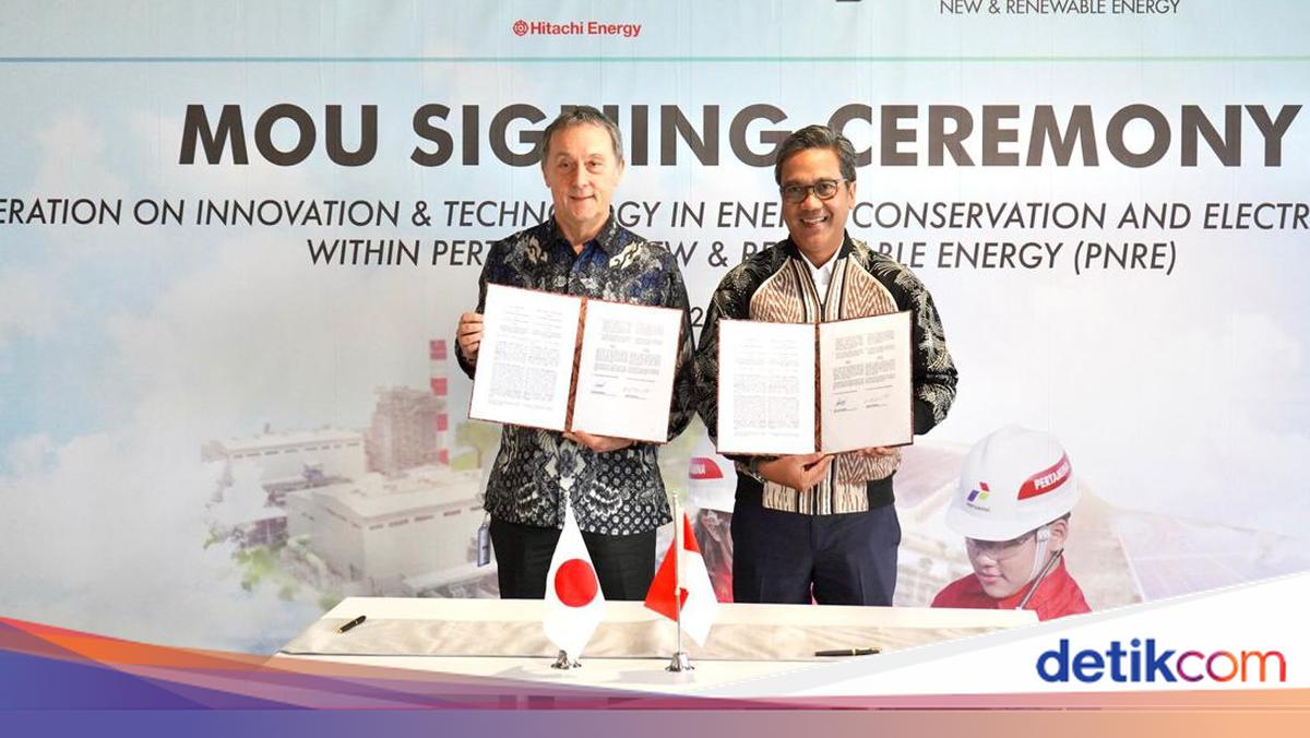 Kembangkan Teknologi Konversi Energi, Pertamina NRE Gandeng Hitachi Energy