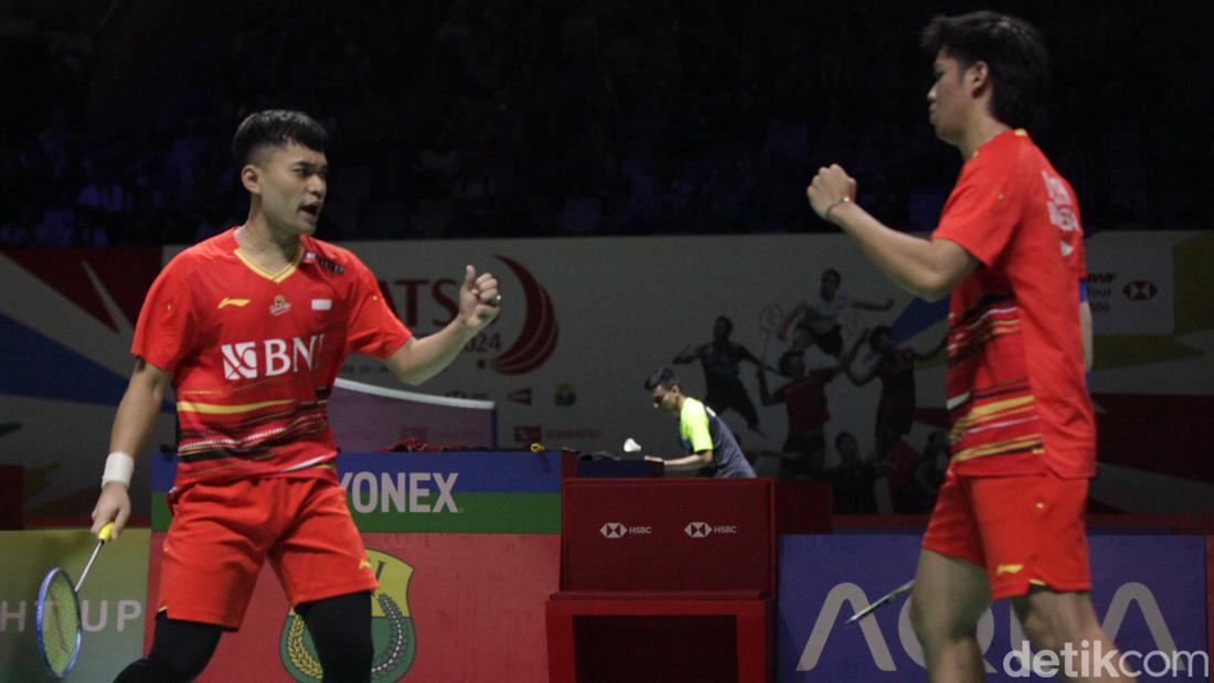 Momen Leo/Daniel Ke Perempatfinal Indonesia Masters 2024