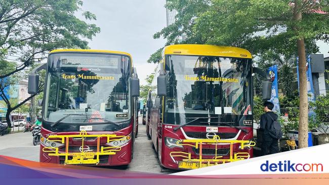 2 Koridor Teman Bus Makassar Berhenti Beroperasi