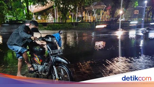 Hujan Sebentar, Denpasar Langsung Banjir