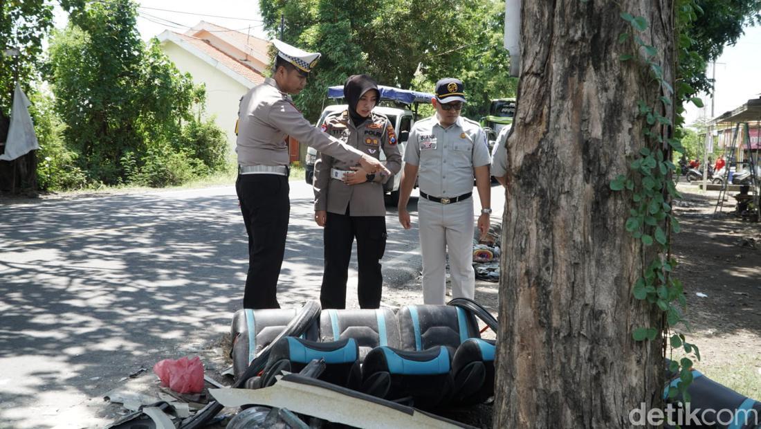 Sopir Bus Peziarah Wali Yang Hilangkan 5 Nyawa Di Gresik Resmi Tersangka