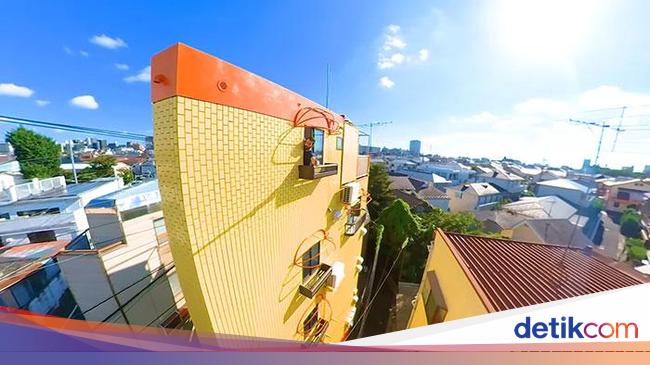 ちっちゃいね！ このアパートの部屋の面積はわずか 1.2 平方メートルです