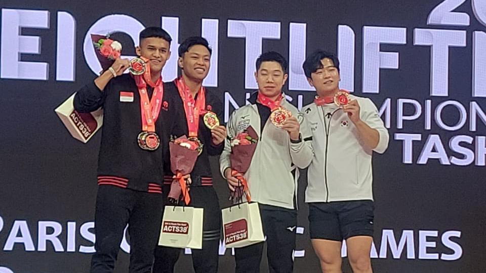 Rahmat Erwin & Rizki Juniansyah Dominasi Podium Kejuaraan Asia 2024