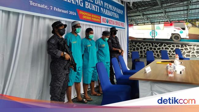 Bnnp Tangkap 3 Pengedar Narkoba Di Maluku Utara 50 Gram Sabu Disita