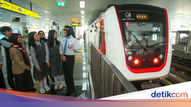 Cuma Besok! Wira-wiri Naik LRT Jakarta Tarifnya Rp 1