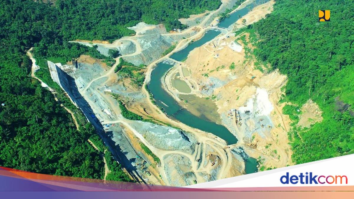 Penampakan Budong-Budong, Bendungan Pertama di Sulawesi Barat