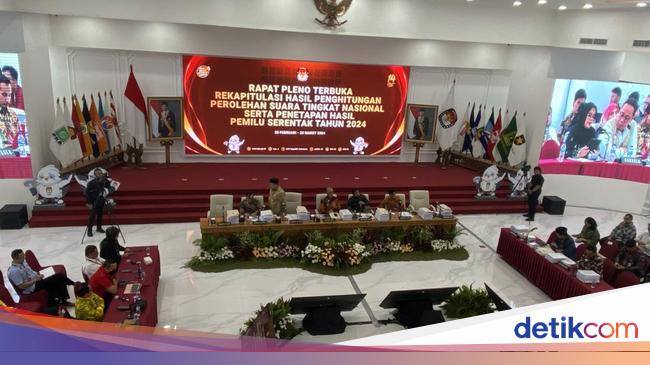 Controversy over Election Vote Counting System at KPU Meeting in Jakarta