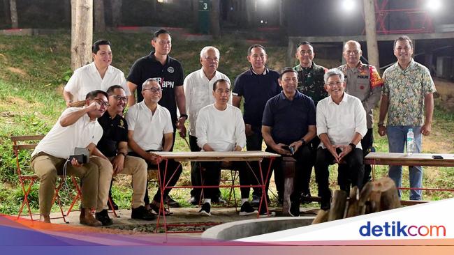 President Jokowi Spends Relaxing Evening at National Capital of the Archipelago – Glamping, Music, and Minister Gatherings