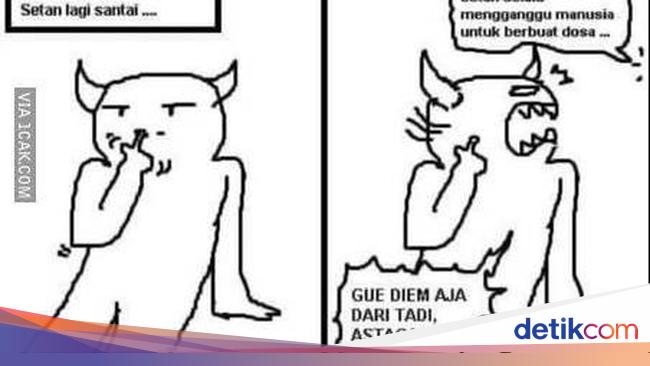 Meme Kocak Setan, Kelakuan Manusia Bikin Heran Makhluk Lain