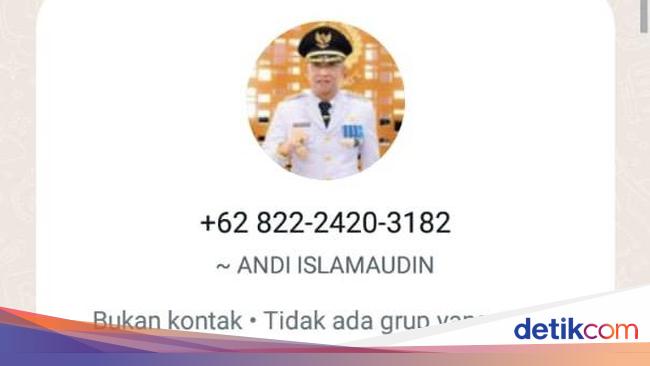 Waspada Ada Penipu Catut Nama Pj Bupati Bone Andi Islamuddin Di Whatsapp