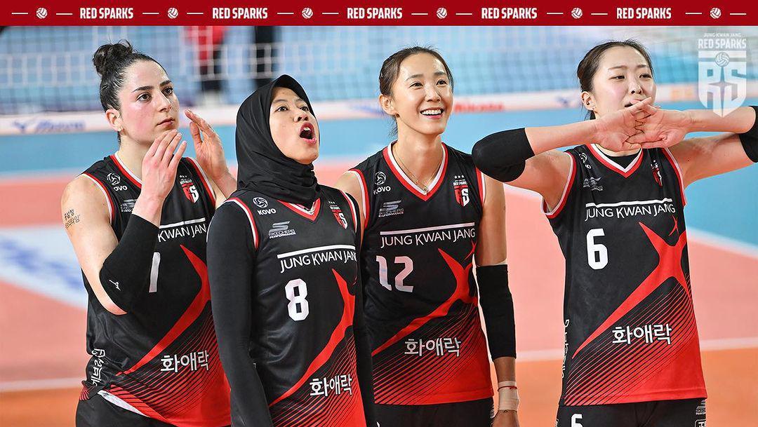 Hasil Red Sparks Vs GS Caltex: Menang 3-0, Megawati Cs Ke Final Playoff