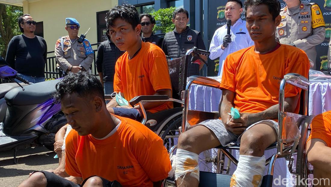 Tampang 3 Jambret Viral Di Kelapa Gading Kini Berbaju Tahanan