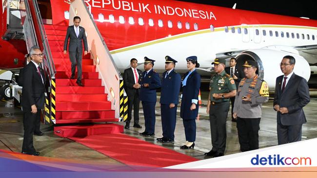 President Jokowi Returns to Jakarta After ASEAN-Australia Summit