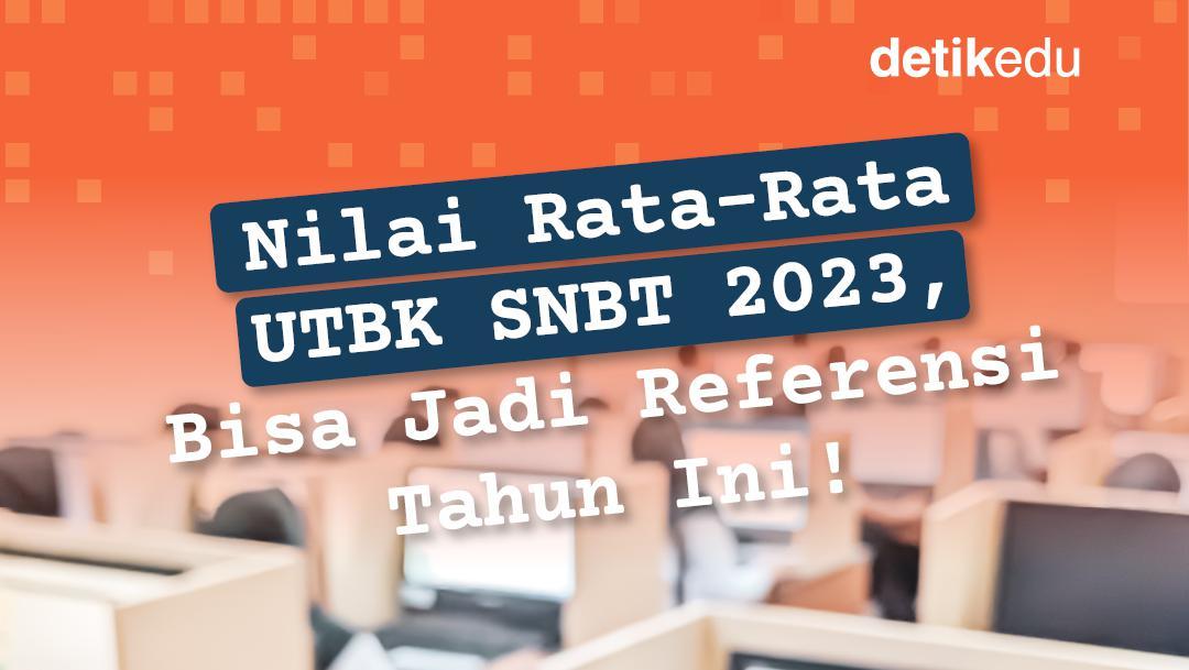 Infografis: Skor Rata-rata UTBK 2023, Referensi SNBT 2024