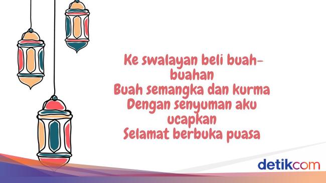 30 Pantun Buka Puasa Lucu Buat Pacar Dan Teman Penuh Makna Tapi Bikin