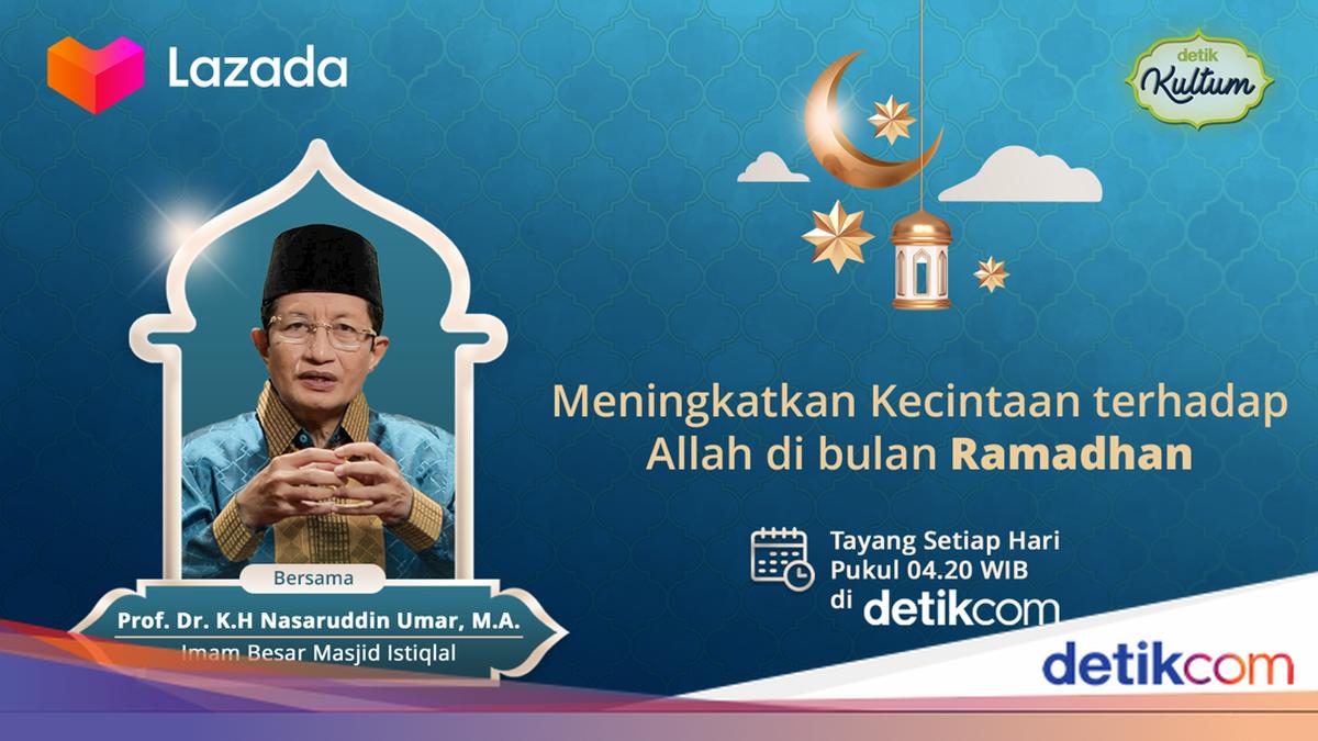 detikKultum Nasaruddin Umar: Ramadan Jadi Momen Meningkatkan Kecintaan ...