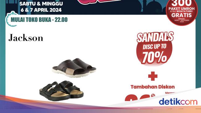 Biar Kece Saat Lebaran, Beli Sepatu-Sandal di Transmart Full Day Sale ...